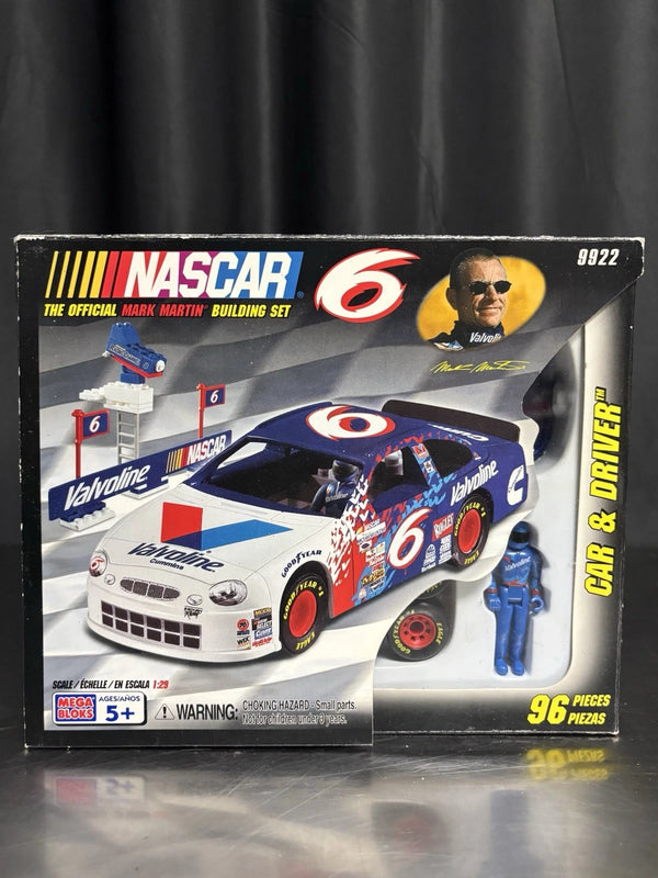 NASCAR Mark Martin Valvoline Car And Driver Building Set