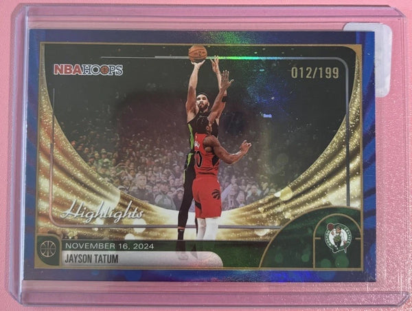 2024-25 Topps NBA Hoops Highlights Jayson Tatum #263 Boston Celtics NBA /199