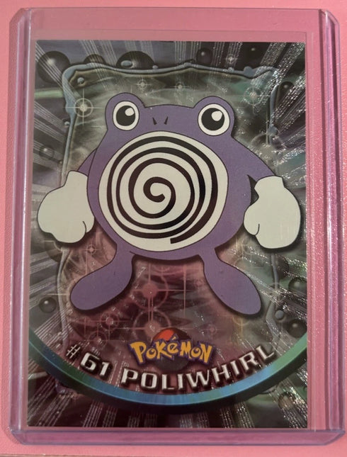 1999 TV Series Topps Pokemon Series 1 #61 Poliwhirl Foil