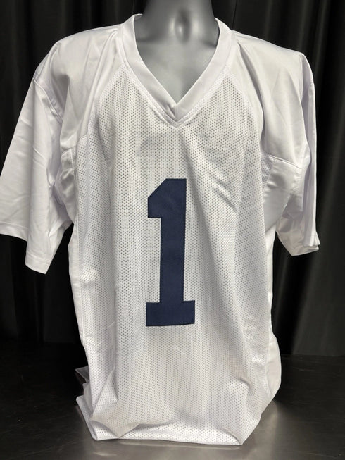 Penn State Nittany Lions KJ Hamler Signed White Jersey JSA