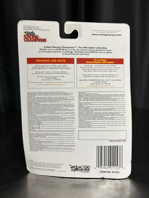 NASCAR Mark Martin 1998 Racing Champions 50th Anniversary 1:64 Die Cast Eagle On