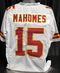 Custom Unsigned Patrick Mahomes White Jersey XL