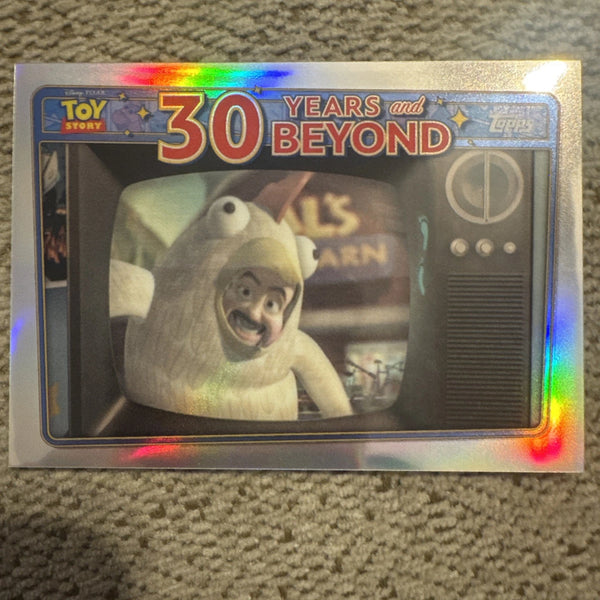 2025 Topps 30 Years Of Toy Story Beyond Hurry On Down To Al’s #30Y-19 Refractor