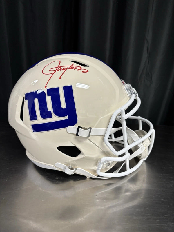 New York Giants Lawrence Taylor Signed Custom Replica Helmet SWAU COA