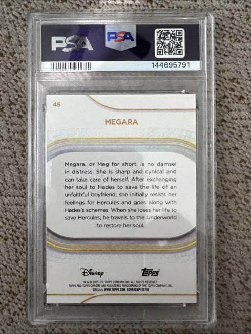 2025 Topps Chrome Disney Megafauna Teal Refractor #45 PSA 9