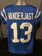 Mike Vanderjagt Indianapolis Colts Signed Custom Game Cut Jersey Beckett Coa