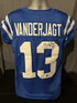 Mike Vanderjagt Indianapolis Colts Signed Custom Game Cut Jersey Beckett Coa