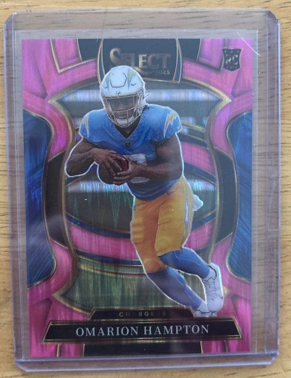 2025 Select Omarion Hampton Prizm Pink Shock (RC) #2