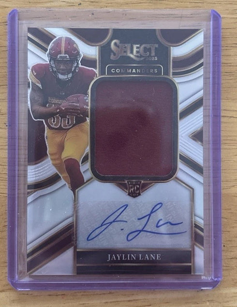 2025 Panini Select Jaylin Lane SILVER Rookie Patch Auto Card /249 RPA