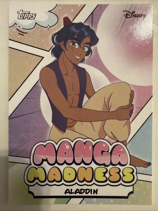Topps 2026 Disney Manga Madness Aladdin Insert Trading Card MM-11