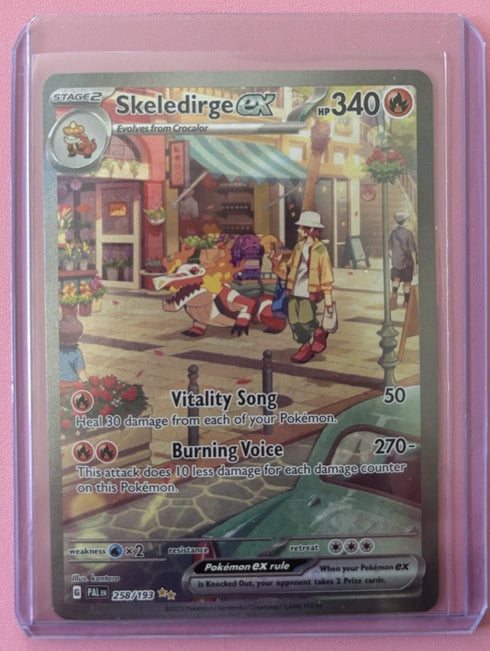 Skeledirge ex Full Art Holo Paldea Evolved SIR EN 340 HP 258/193