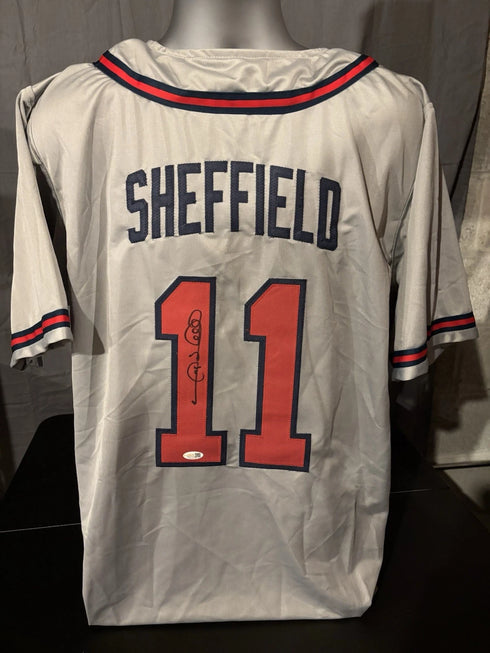 Atlanta Braves Gary Sheffield Signed Jersey JSA COA