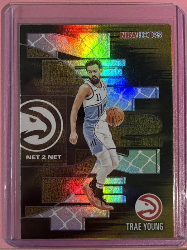 Trae Young Orange Net 2 Net #NTN-30 2025-26 NBA Hoops Hawks Card