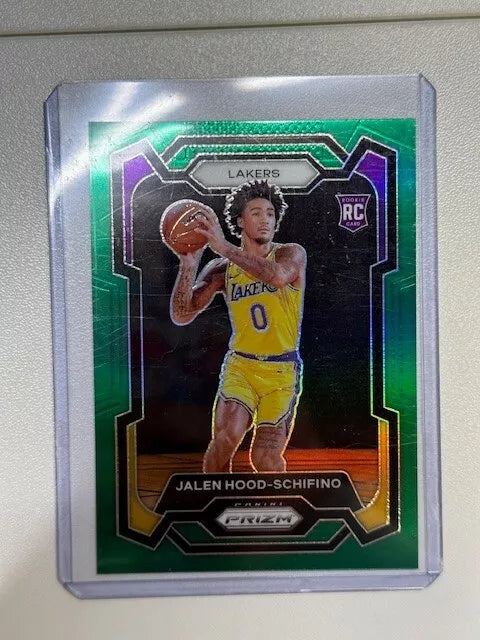 2023-24 Panini Prizm - Green Prizm #145 Jalen Hood-Schifino (RC)