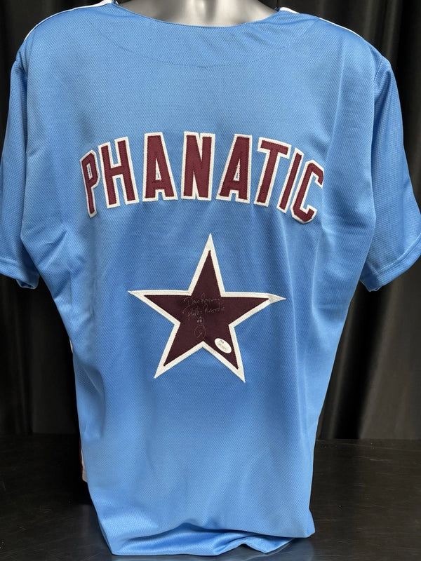 Philadelphia Phillies David Raymond Signed Phillie Phantic Jersey JSA