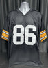 Custom Unsigned Hines Ward Black Jersey XL