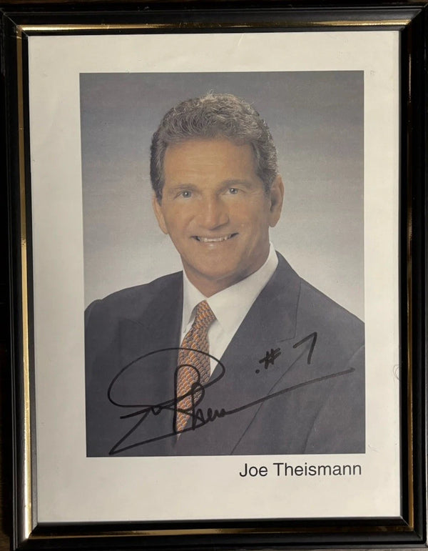 Joe Theismann Signed 8x10 Framed Photo