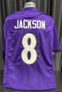 Custom Unsigned Lamar Jackson Purple Jersey XL