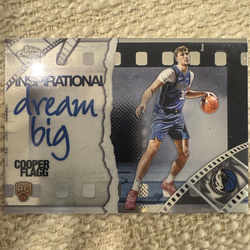 2025-26 Topps Chrome Cooper Flagg RC Rookie Inspirational #IP-18 Mavericks