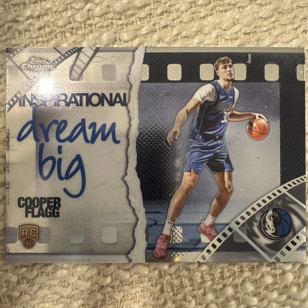 2025-26 Topps Chrome Cooper Flagg RC Rookie Inspirational #IP-18 Mavericks