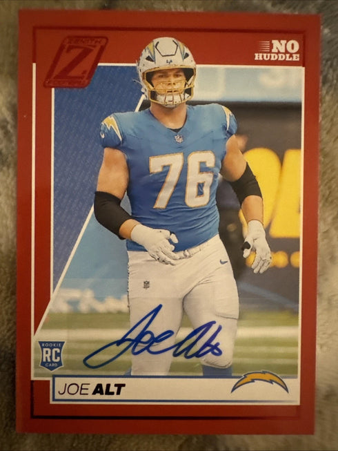 2024 Panini Zenith - Rookies Joe Alt #154 No Huddle Autographs (AU, RC)