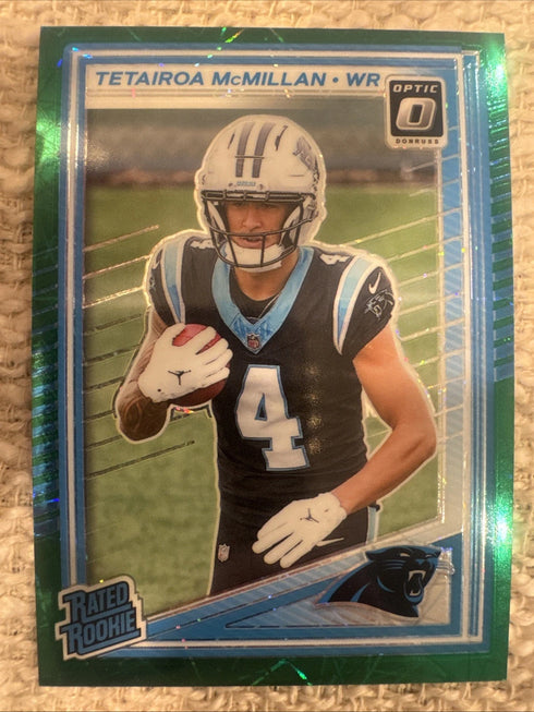 2025 Panini Donruss Optic - Rookie Tetairoa McMillan #209 Green
