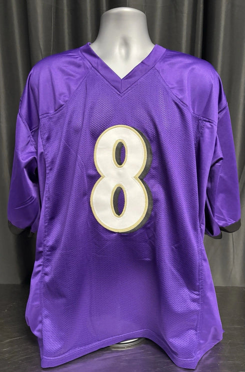 Custom Unsigned Lamar Jackson Purple Jersey XL
