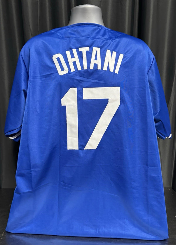 Custom Unsigned Shohei Obtani Blue Jersey XL