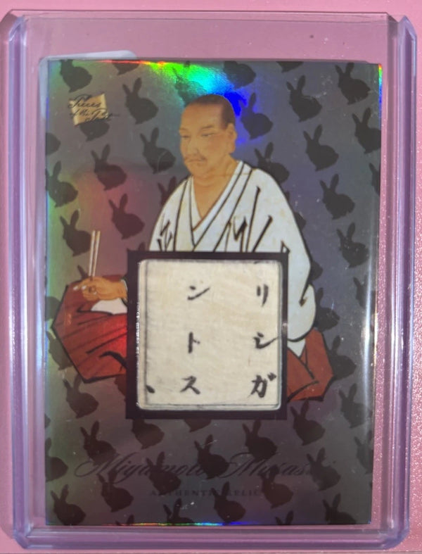 2023 Pieces of the Past Asia Miyamoto Musashi Relic Serial Numbered /50