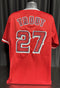 Custom Unsigned Mike Trout Red Jersey XL