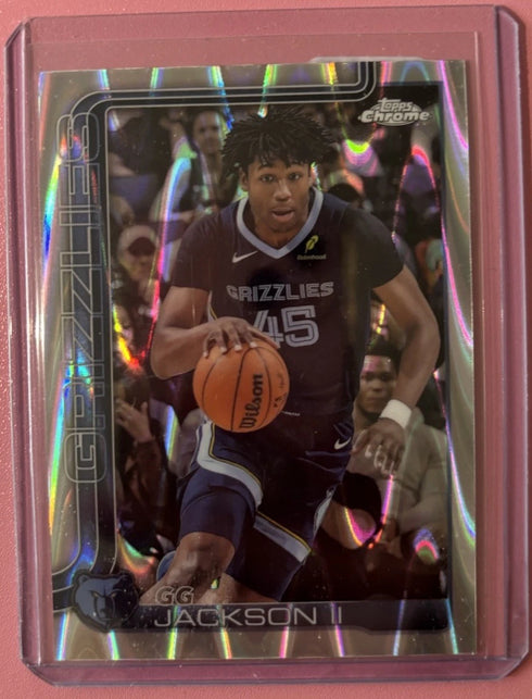 2025-2026 Topps Chrome #199 GG Jackson Memphis Grizzlies