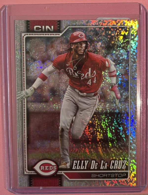 Topps 2026 Series 1 Elly De La Cruz #150 Cincinnati Reds Foil Parallel