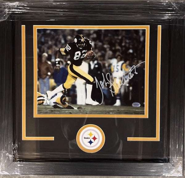 Pittsburgh Steelers John Stallworth Signed Framed 8x10 Photo GTSM COA