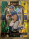2025 Panini Select Cam Skattebo Green Yellow Shock Prizm #195 Rookie Giants