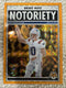 2025 Panini Mosaic - Notoriety Drake Maye #3 Orange Fluorescent Mosaic Prizm