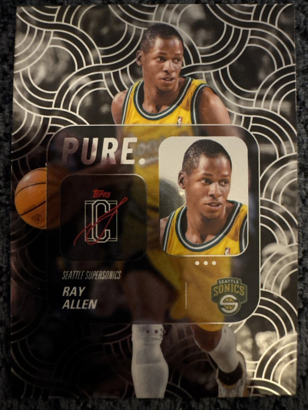 Topps Signature Class 2026 Ray Allen Seattle Supersonics Pure Insert #PU-15