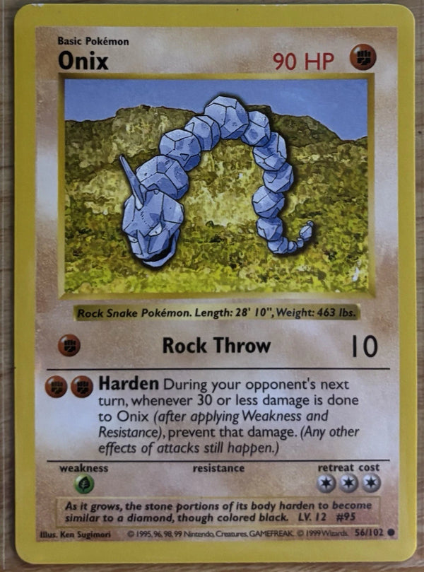 Onix 056/102 Base Set (Shadowless) Regular