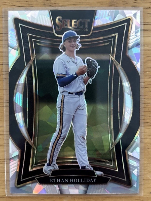 2025 Panini Select #49 Ethan Holliday Ice Prizms