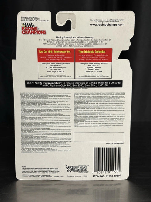 NASCAR Mark Martin 1999 Racing Champions The Originals 1:64 Diecast Valvoline