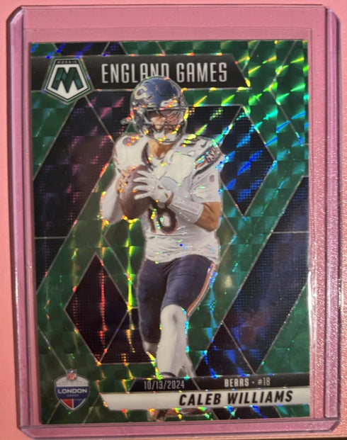 Panini Mosaic 2025 Caleb Williams #253 Green Mosaic Prizm Chicago Bears Card