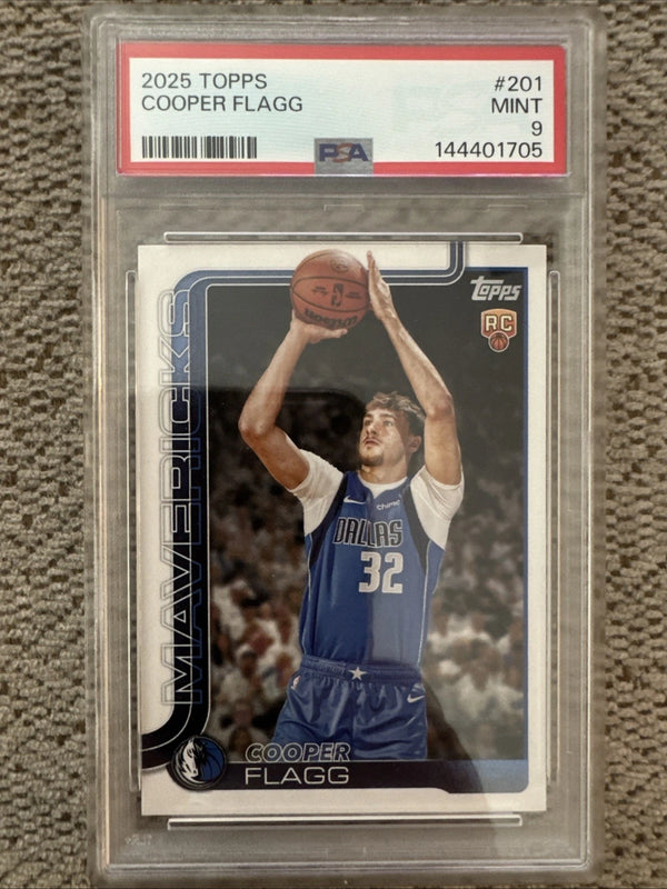 2025-26 Topps - Cooper Flagg #201 (RC) PSA 9