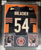 Chicago Bears Brian Urlacher Signed / Inscr Custom Framed Jersey Beckett Coa