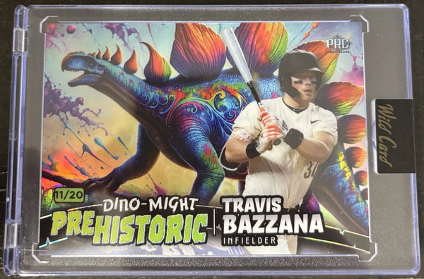 2026 Wild Card Dino-might Travis Bazzana Prehistoric /20 Guardians