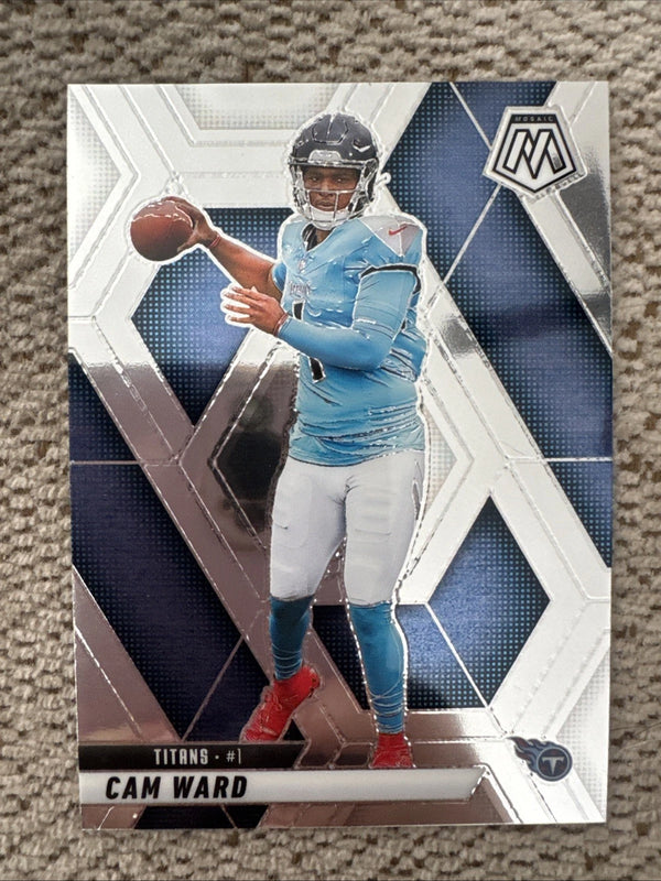 2025 Mosaic Cam Ward ERROR CARD (Missing RC Shield) Base #382🔥Hot Buy🔥