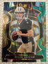 2025 Panini Select - Concourse Tyler Shough #41 Black & Green Shock Prizm (RC)