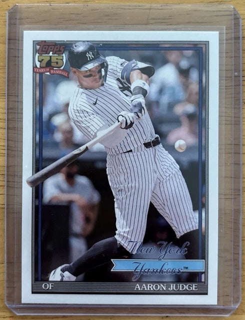 Aaron Judge 2026 Topps Series 1 1991 #T91-34 New York Yankees