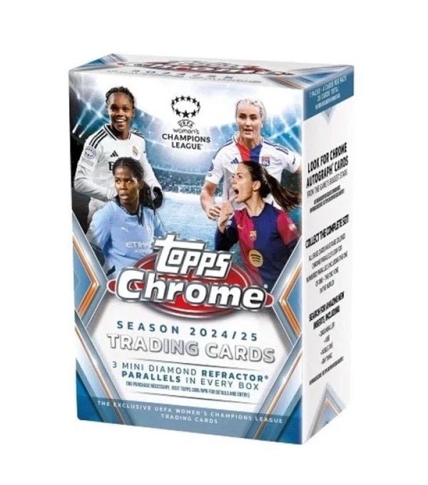2024/25 Topps UEFA Women’s Champions League Chrome Soccer Blaster Box