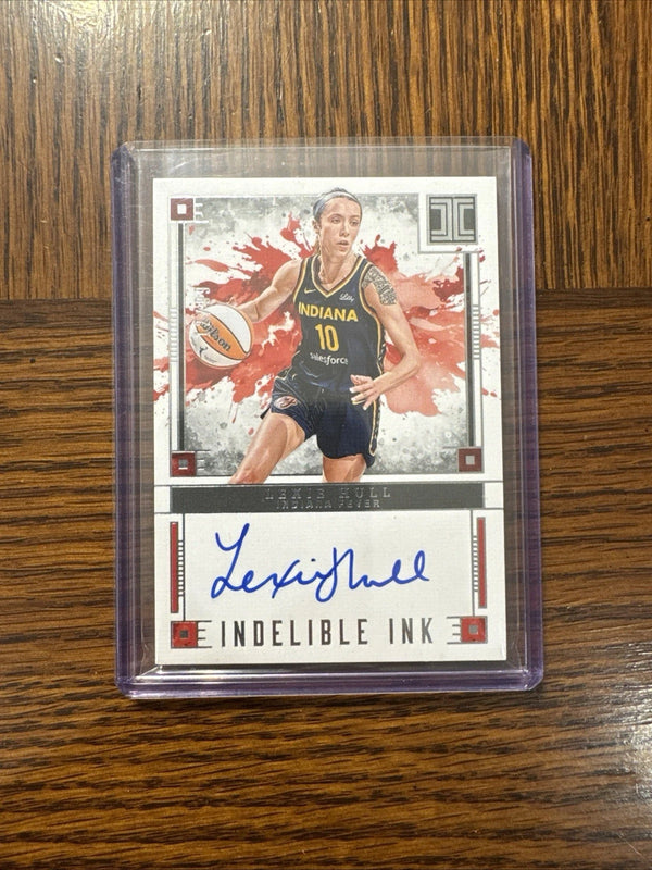 LEXIE HULL 2025 Panini Impeccable WNBA INDELIBLE INK On Card Auto /99