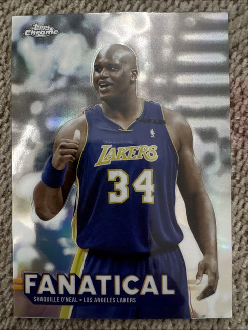 2025-26 Topps Chrome Shaq Shaquille O'Neal Fanatical #FAN-16 Case Hit SSP
