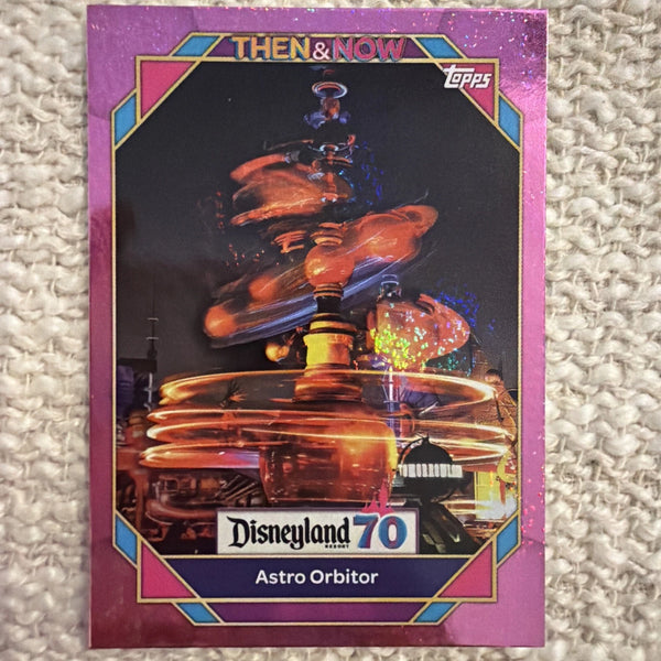 2025 Topps Disneyland 70th Anniversay Astro Orbitor #60 Pink Shimmer